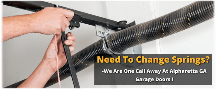 Broken Garage Door Spring Repair Alpharetta GA